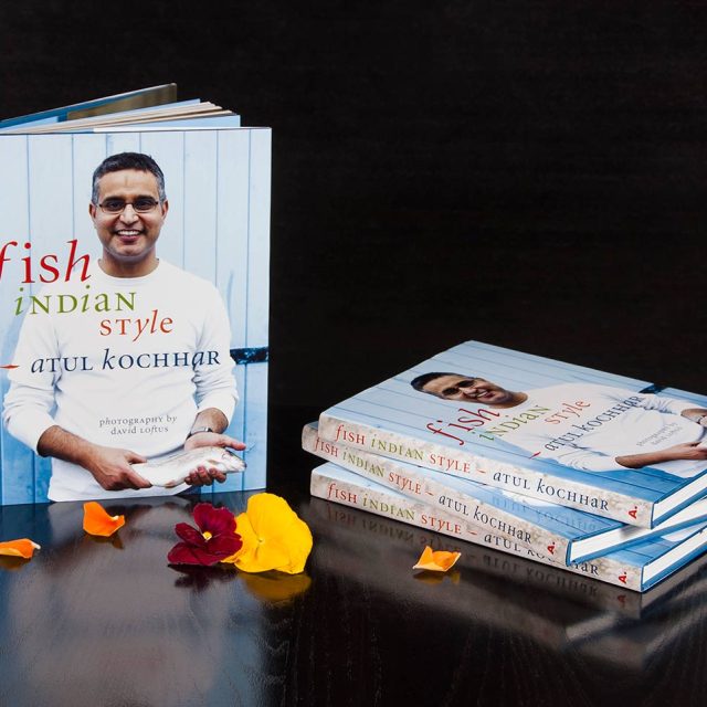 Signed Books by Atul Kochhar, modern Indian cookery recipes.