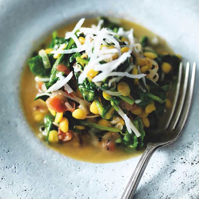 Goan Spinach and Lentils Goa Daal Palak